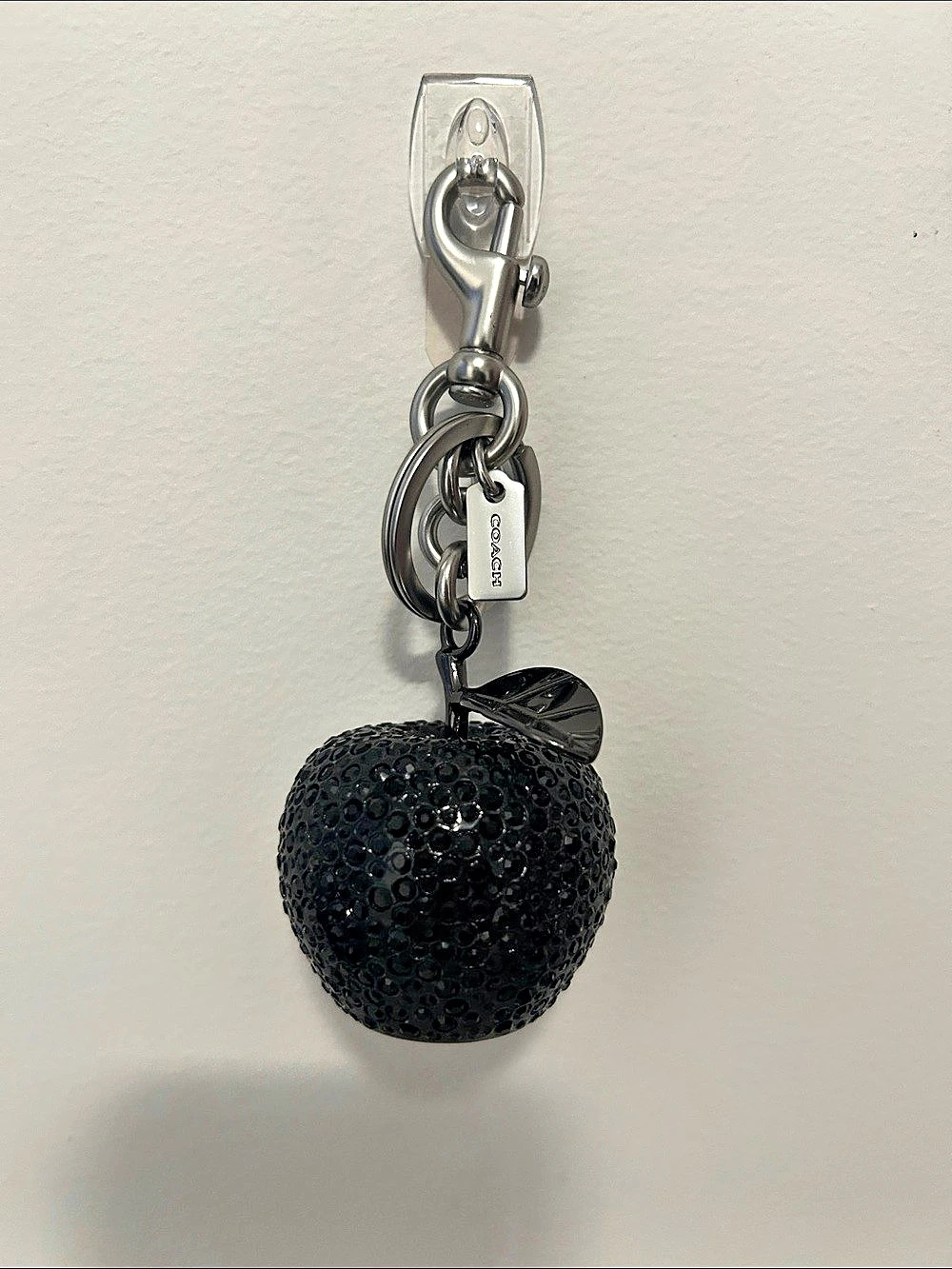 Coach || Crystal Apple Bag Charm